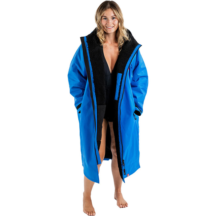 2024 Dryrobe Advance Long Sleeve Changing Robe V3 DR104 - Cobalt Blue / Black